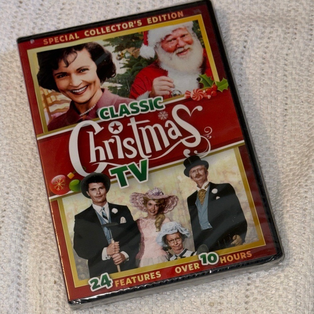 Classic Christmas TV DVD 24 Features 10 Hours Betty White Beverly Hillbillies